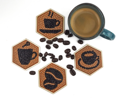 Diamond Painting coffee coasters for free (with a purchase of 100 euros)