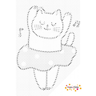 DOT Painting chaton ballerine (gratuit avec un achat de 50 euros)