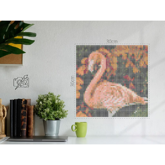 B&uuml;gelperlenset Flamingo