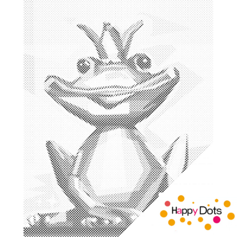 DOT Painting Frog King