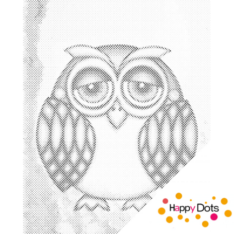 DOT Painting Hibou