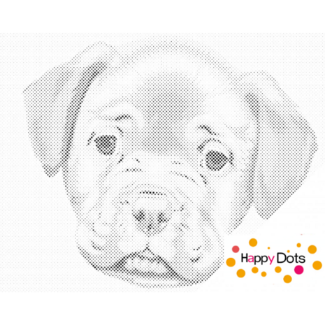 DOT Painting Chiot