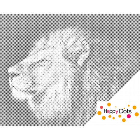 DOT Painting T&ecirc;te de Lion