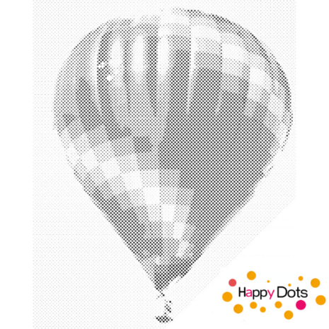 DOT Painting Hot Air Balloon