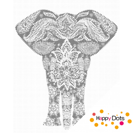 DOT Painting Mandala Elefant