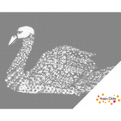 DOT Painting Cygne