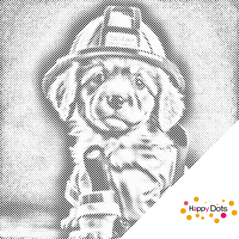 DOT Painting Fire Department Puppy