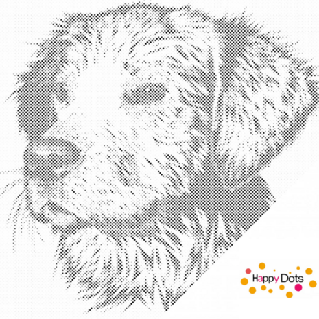 DOT Painting Chien