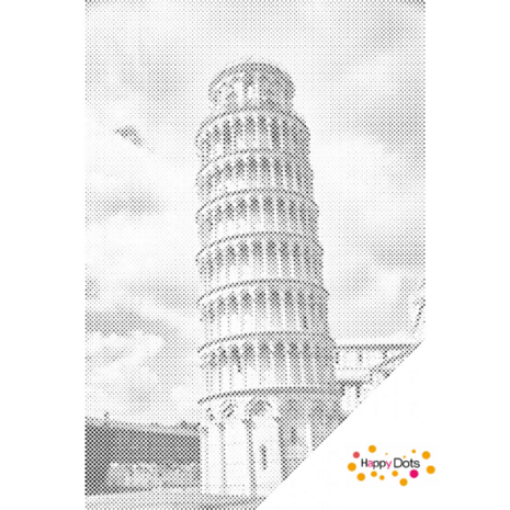 DOT Painting Tower of Pisa