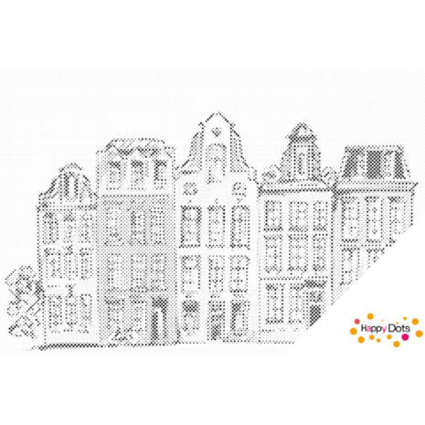 DOT Painting Huizen Amsterdam