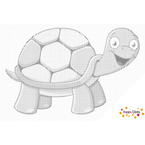 DOT Painting Tortue mignonne