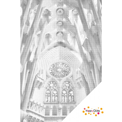 DOT Painting Sagrada Familia - innen