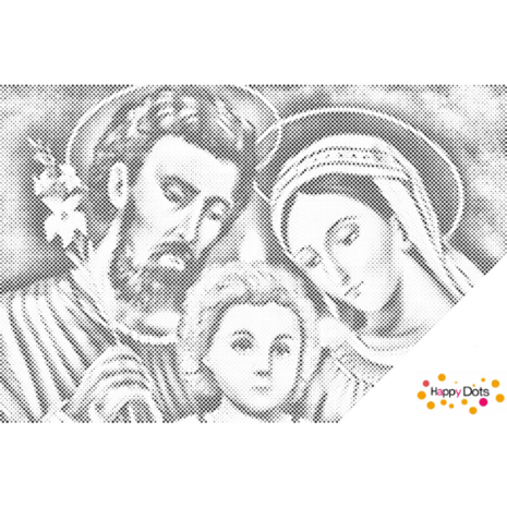 DOT Painting Holy family