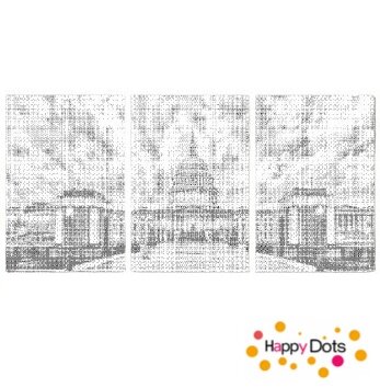 DOT Painting 3 hachures Washington DC - Capitole