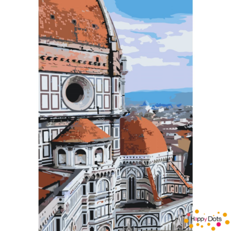 Schilderen op nummer Kathedraal Florence