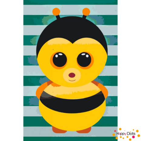 Peinture par num&eacute;ro Abeille mignonne