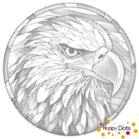 DOT Painting Eagle