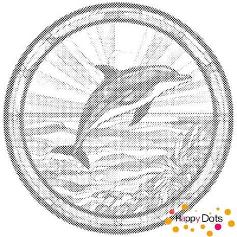 DOT Painting Dolphin