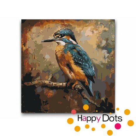 Paint by numbers Kingfisher