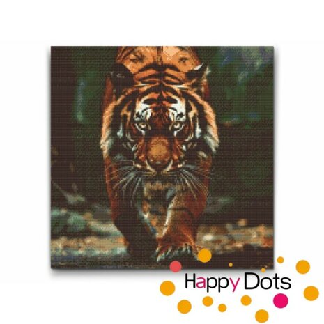 Diamond Painting Chasse au tigre