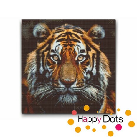 Diamond Painting Portrait Tigre