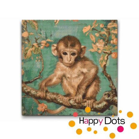 Diamond Painting Monkey on branch