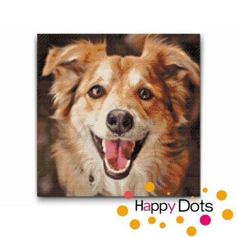 Diamond Painting Happy Dog