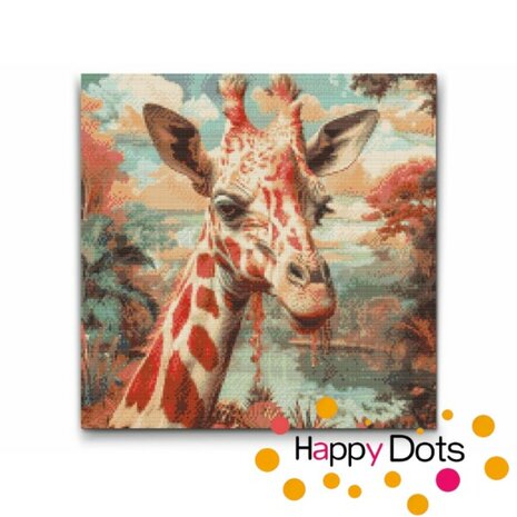 Diamond Painting Portrait Giraffe