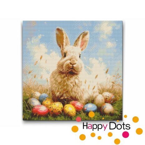 Diamond Painting Lapin de P&acirc;ques