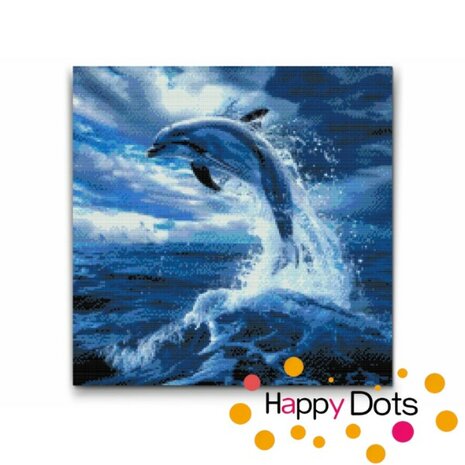 Diamond Painting Springender Delphin