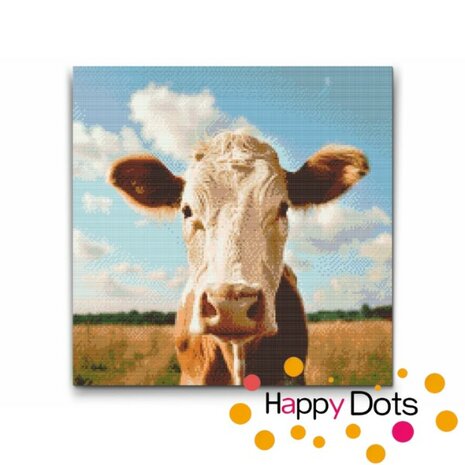 Diamond Painting Portrait Cow