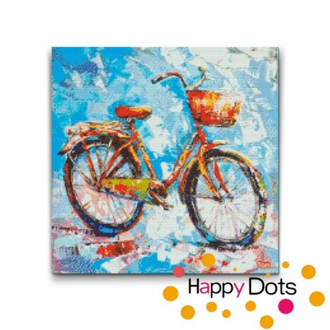 Diamond Painting Fiets