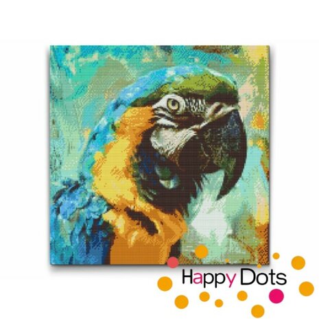 Diamond Painting Portrait Parrot