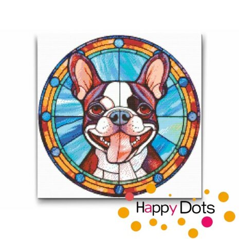 Diamond Painting Hund - Boston Terrier 