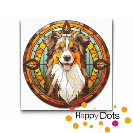 Diamond Painting Hund - Australischer Hirte