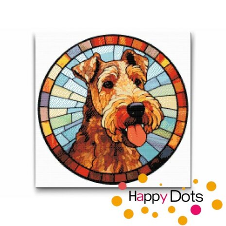 Diamond Painting Chien - Airedale Terrier