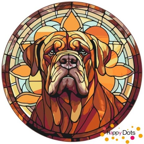 Peinture par numero Bordeaux Dog 