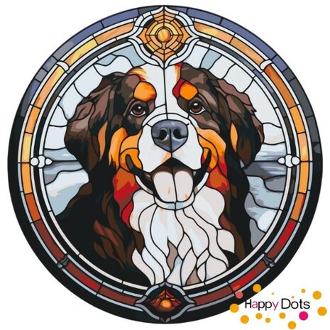 Paint by Number Dog - Bernese Mountain Dog