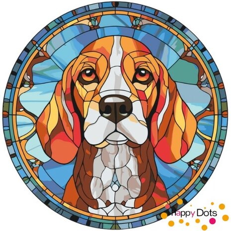 Peinture par numero Beagle 