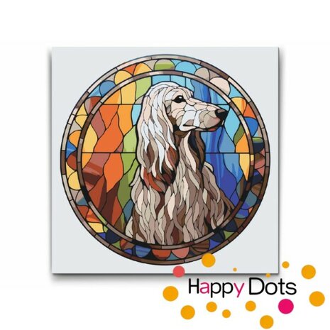 Paint by Numbers Dog - Afghan Hound