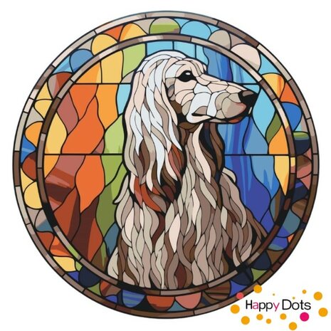 Paint by Numbers Dog - Afghan Hound