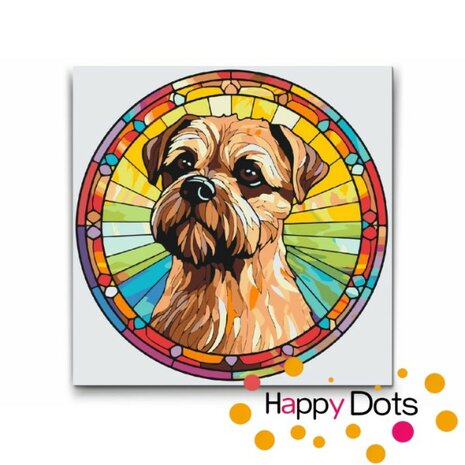 Peinture par numero Border Terrier 