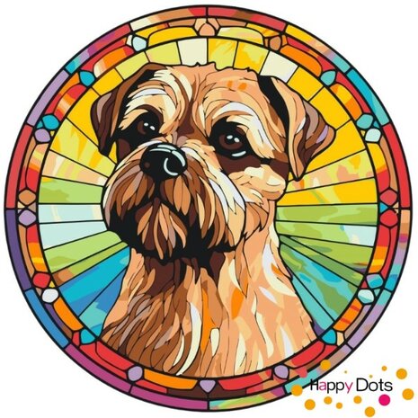 Peinture par numero Border Terrier 