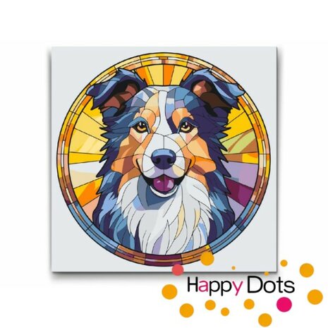 Paint by Numbers Border Collie 