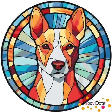 Peinture par numero Basenji 