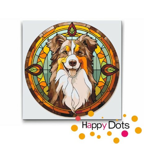 Paint by Number Australian Shepherd