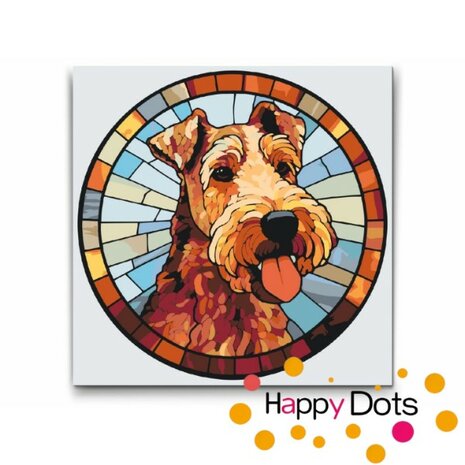 Peinture par numero Airedale Terrier