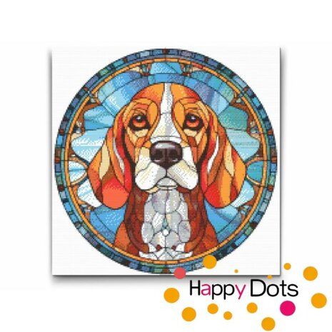 Diamond Painting Hund - Beagle 