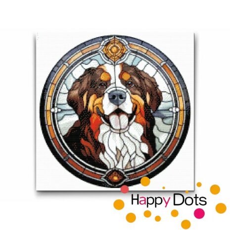 Diamond Painting Hund - Berner Sennenhund