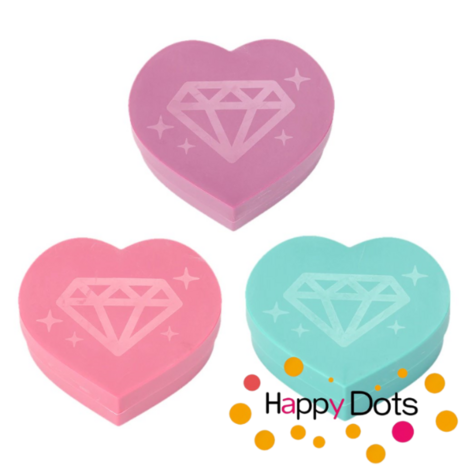 Diamond Painting Shaker Trays set in heart shape (3 pieces)